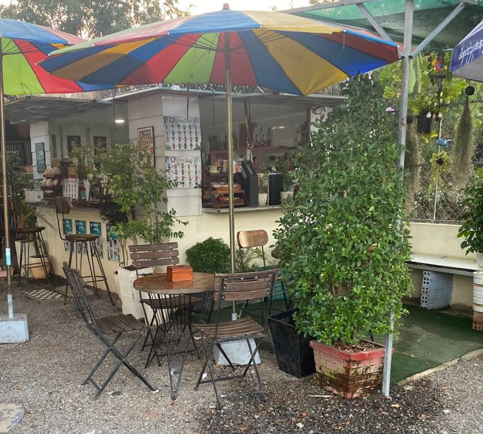 The Press Day Coffee today. I built this space using the lessons I learned from my first failure.